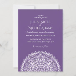 Invitación Boda Mandala del Bosque Amazónico Verde Esmeralda
