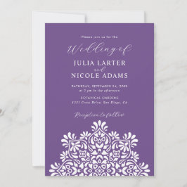 Invitación Boda Mandala Floral Boho Amanecer