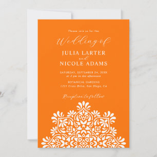 Invitación Boda Mandala Floral Boho Amanecer