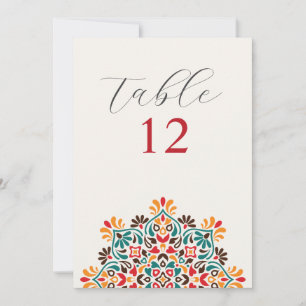 Invitación Boda Mandala Floral Boho Amanecer