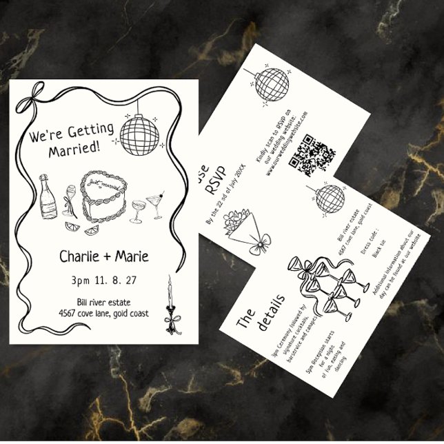 Invitación Boda manuscrita (Subido por el creador)