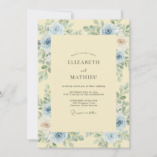 Invitación Boda Mariposa de Acero Mantecoso