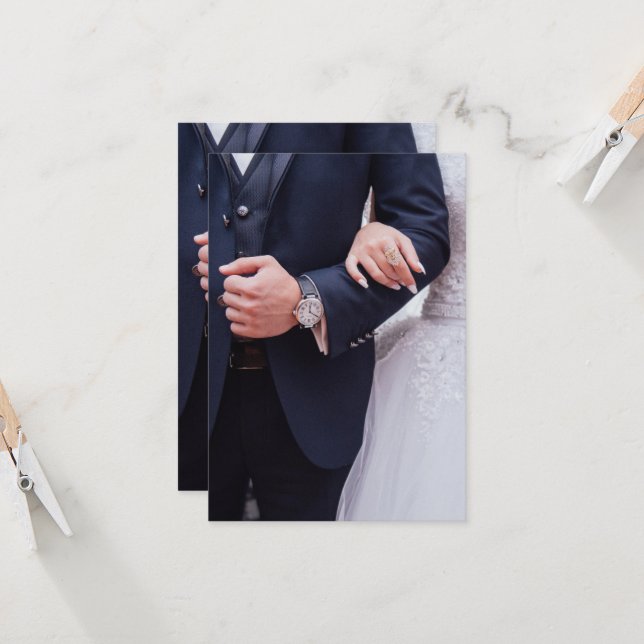 Invitación Boda Matrimonio Esposo Esposa Novia Novio (Anverso/Reverso In Situ)