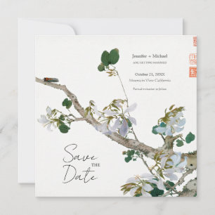 Invitación Boda Matrimonio Minimalista caligrafía floral