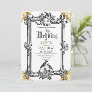 Invitación Boda Medieval Fantasía Real