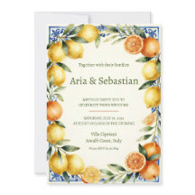 Boda Mediterránea Cítrico Limón Naranja Amalfi I