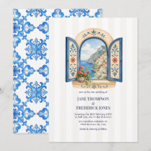 Boda Mediterránea Italiana en la Costa de Amalfi