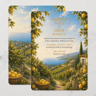 Invitación Boda Mediterranean Escape Puerto de la Riviera