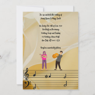 Invitación Boda Melody of Us