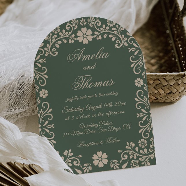 Invitación Boda Mexicana Talavera Verde (Subido por el creador)
