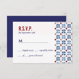 Invitación Boda mexicano de la Marina Roja española