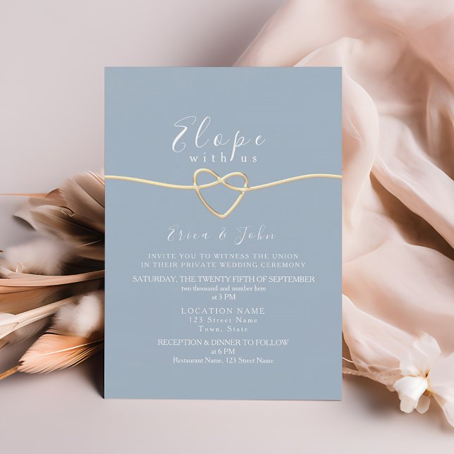 Invitación Boda Micro Dusty Blue (Subido por el creador)