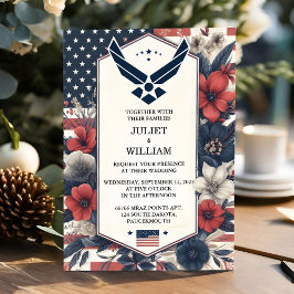 Invitación Boda Militar táctico de la guerra militar de la Ar