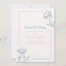 Invitación Boda Minimalista beige
