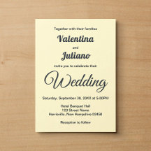 Boda Minimalista Crema Con Texto Pizarra