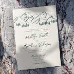 Invitación Boda Minimalista de ciruela verde sage<br><div class="desc">Tarjeta de Invitación a la Boda Moderna Al Aire Libre Minimalista De Pino De Montaña Verde Sage. Celebra tu día especial con esta elegante y hermosa tarjeta de invitación a la boda para embellecer tu ocasión especial. Todos los textos están preorganizados para que puedas personalizarlos fácil y rápidamente con tus...</div>