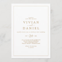 Boda minimalista de oro