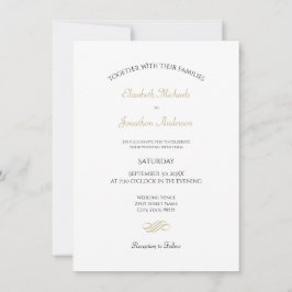Invitación Boda Minimalista Elegante