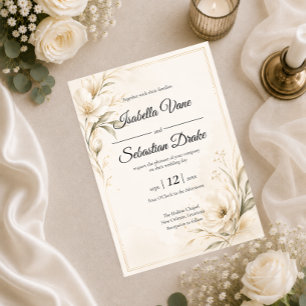 Invitación Boda Minimalista Elegante