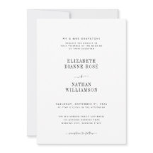 Boda minimalista elegante en blanco y negro