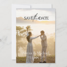 Invitación Boda minimalista Guardar la fecha