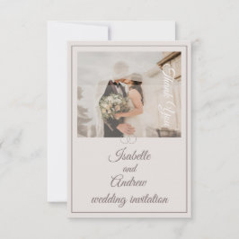 Invitación Boda Minimalista minimalista elegante clásico