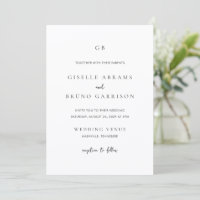 Boda minimalista moderna