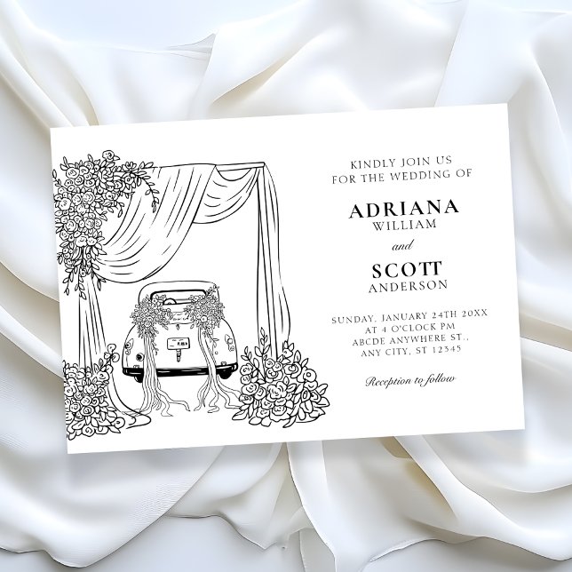 Invitación Boda minimalista moderna (Subido por el creador)