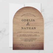 Boda Minimalista Moderna con Textura de Madera