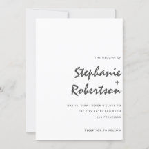 boda minimalista moderna en negro y blanco con let