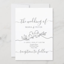 Boda minimalista moderna simple