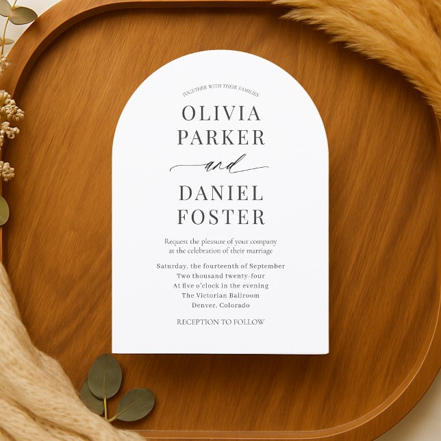 Invitación Boda Minimalista Moderna y Elegante (Subido por el creador)