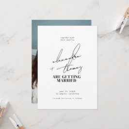 Invitación Boda Minimalista moderno