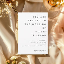 Boda minimalista moderno