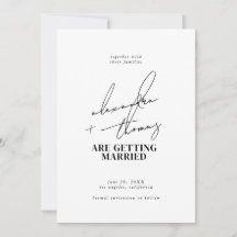 Boda Minimalista moderno