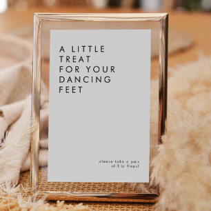 Invitación Boda Minimalista moderno Rótulo Flip Flops