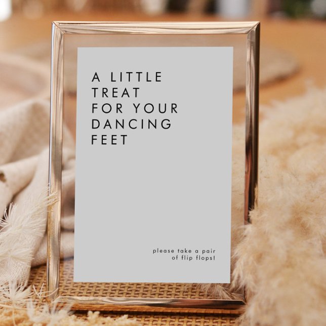 Invitación Boda Minimalista moderno Rótulo Flip Flops (Subido por el creador)