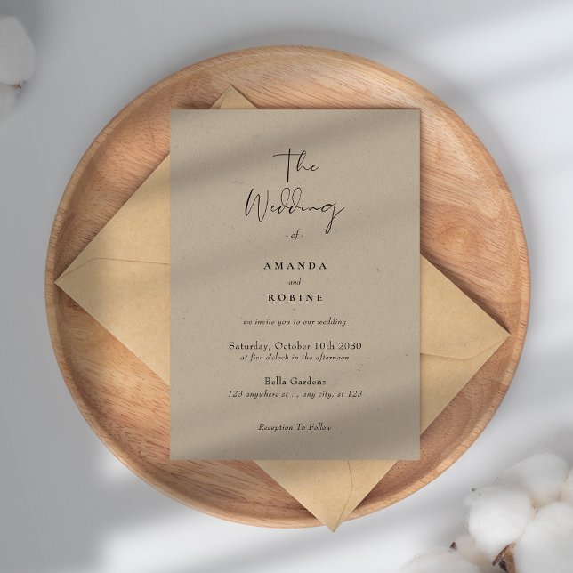 Invitación Boda Minimalista ruso (Subido por el creador)