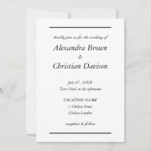 Boda Minimalista simple