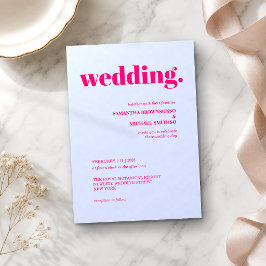 Invitación Boda Minimalista tono tierra beige Lila rosa moder