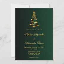 Boda minimalista y elegante de árbol de Navidad