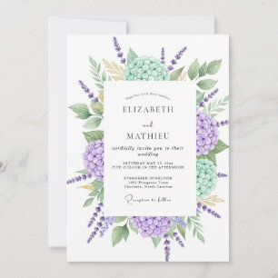 Invitación Boda Misteriosa de Invierno con Carbón