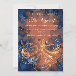 Invitación Boda Mística a la Luz de la Luna 