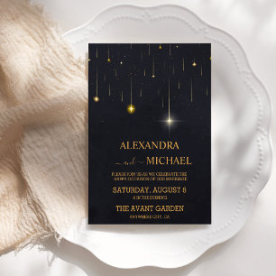 Invitación Boda Mística del Sol y la Luna Púrpura