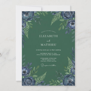 Invitación Boda Mística en el Bosque Verde
