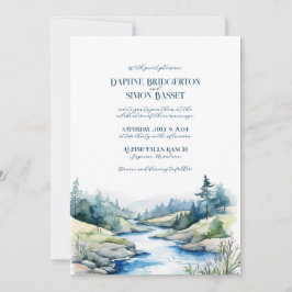 Invitación Boda Misty Mountain