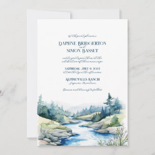 Invitación Boda Misty Mountain