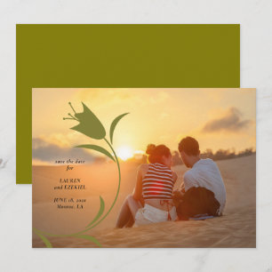 INVITACIÓN BODA MOD OLIVE TULIP SALVAR LA FECHA