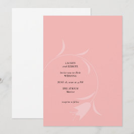 INVITACIÓN BODA MOD PINK TULIP