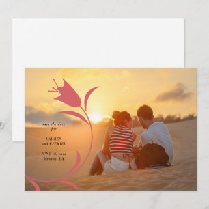 INVITACIÓN BODA MOD WINE TULIP GUARDAR LA FECHA